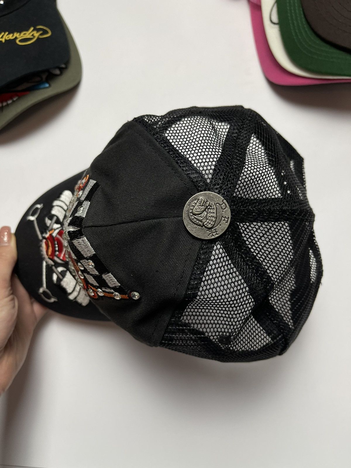 Christian Audigier × Ed Hardy × Vintage Cap Ed Hardly by Christian Audigier vintage big tiger Size ONE SIZE - 6 Thumbnail