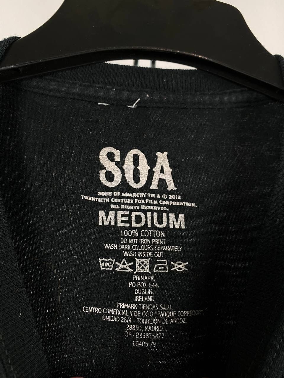 Band Tees Sans of Anarchy band tee big logo size M Size US M / EU 48-50 / 2 - 3 Thumbnail