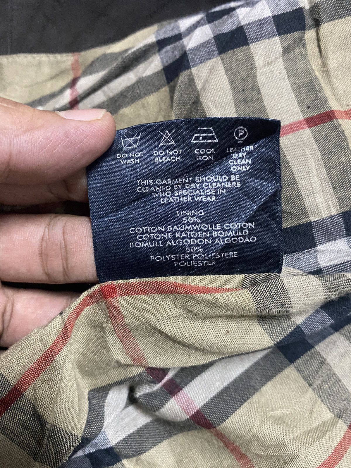 Burberry × Leather Vintage Burberry Suede Leather Jacket Nova check Lining Size US M / EU 48-50 / 2 - 6 Thumbnail