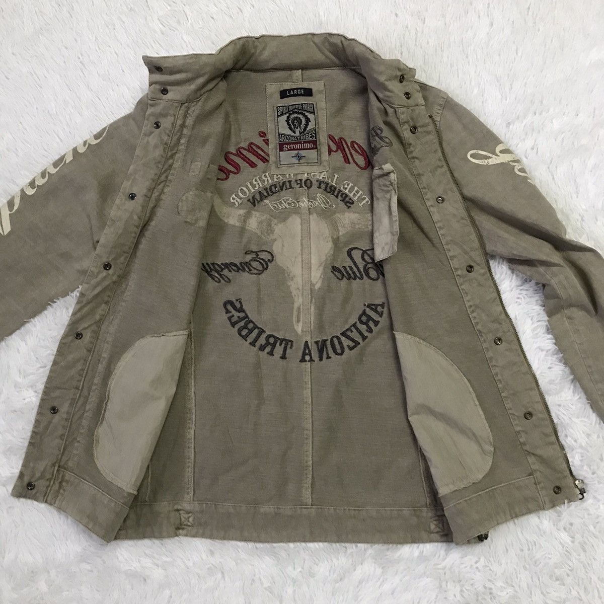 Arizona Jean Co. Geronimo Arizona Tribes Apache The Last Warrior Jacket Size US L / EU 52-54 / 3 - 13 Thumbnail