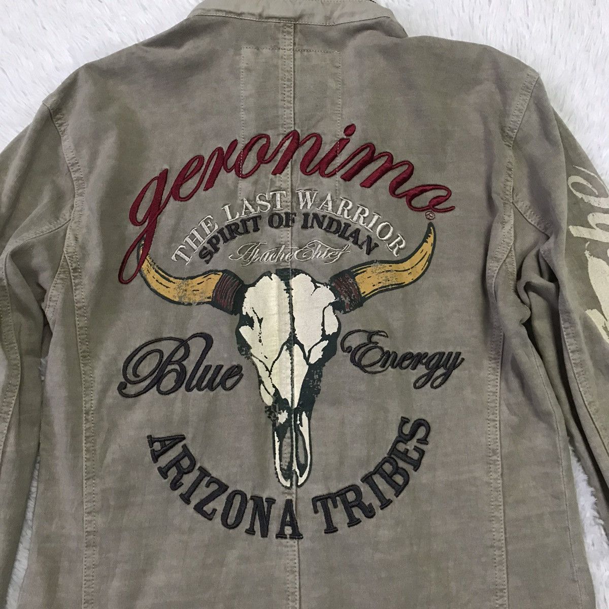 Arizona Jean Co. Geronimo Arizona Tribes Apache The Last Warrior Jacket Size US L / EU 52-54 / 3 - 11 Thumbnail