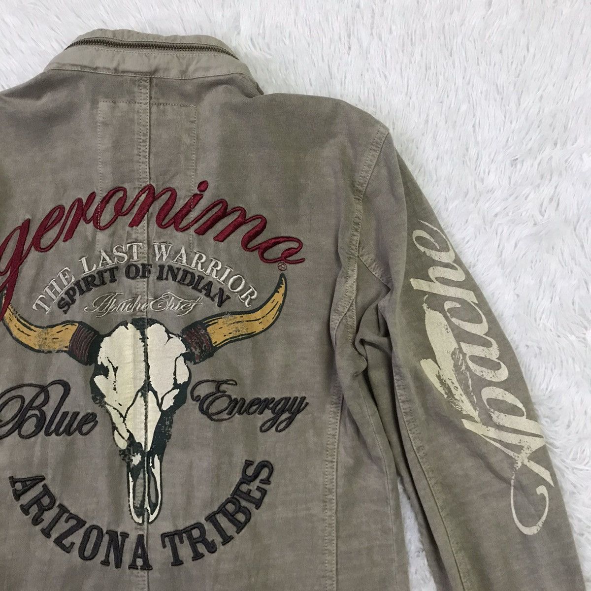 Arizona Jean Co. Geronimo Arizona Tribes Apache The Last Warrior Jacket Size US L / EU 52-54 / 3 - 9 Thumbnail