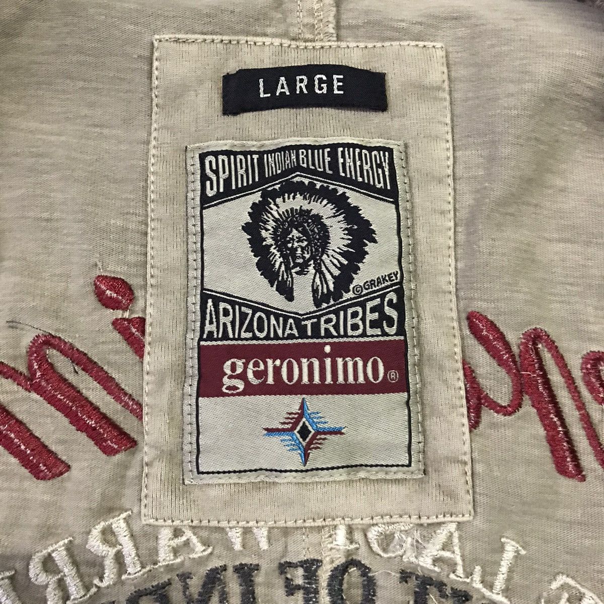 Arizona Jean Co. Geronimo Arizona Tribes Apache The Last Warrior Jacket Size US L / EU 52-54 / 3 - 15 Thumbnail