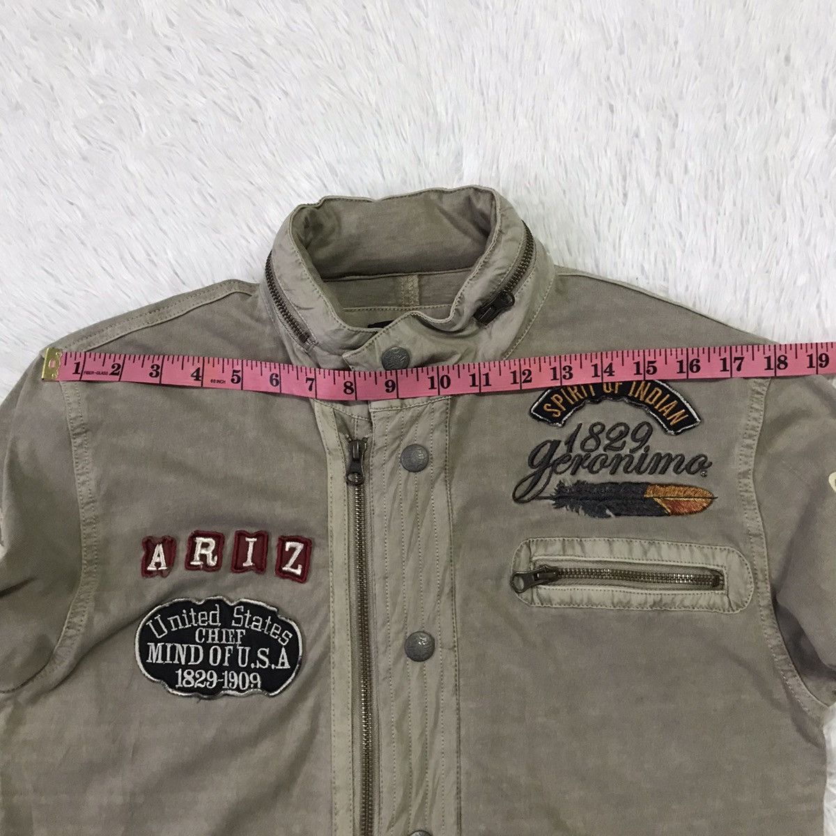 Arizona Jean Co. Geronimo Arizona Tribes Apache The Last Warrior Jacket Size US L / EU 52-54 / 3 - 20 Thumbnail