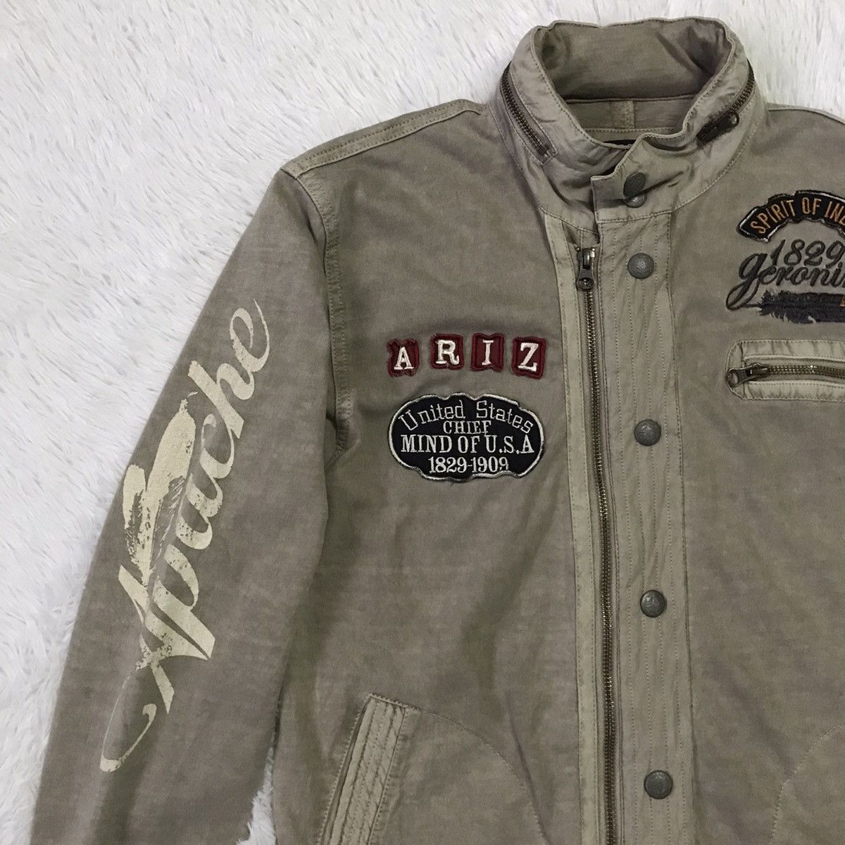 Arizona Jean Co. Geronimo Arizona Tribes Apache The Last Warrior Jacket Size US L / EU 52-54 / 3 - 6 Thumbnail