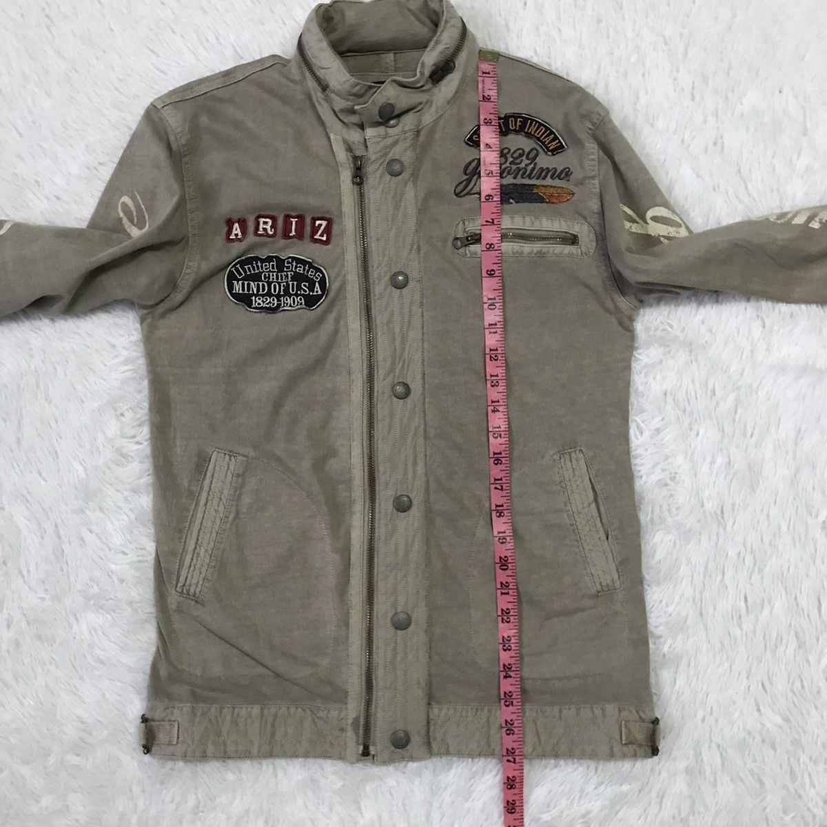 Arizona Jean Co. Geronimo Arizona Tribes Apache The Last Warrior Jacket Size US L / EU 52-54 / 3 - 19 Thumbnail
