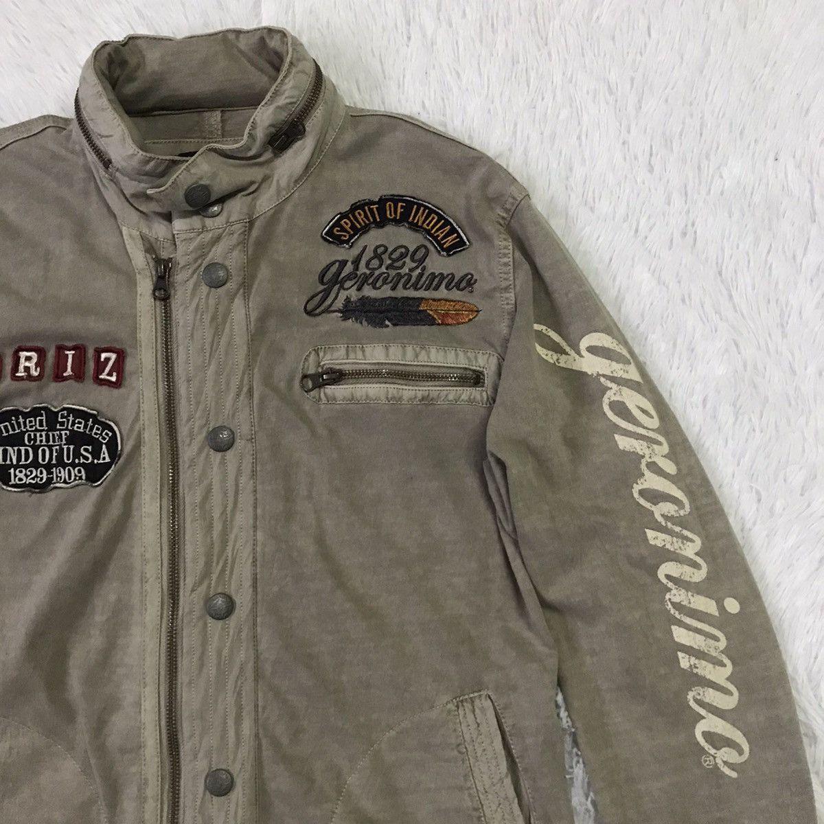 Arizona Jean Co. Geronimo Arizona Tribes Apache The Last Warrior Jacket Size US L / EU 52-54 / 3 - 5 Thumbnail