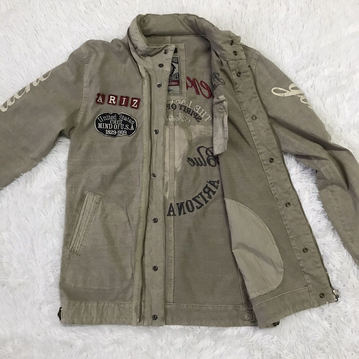 Arizona Jean Co. Geronimo Arizona Tribes Apache The Last Warrior Jacket Size US L / EU 52-54 / 3 - 12 Thumbnail