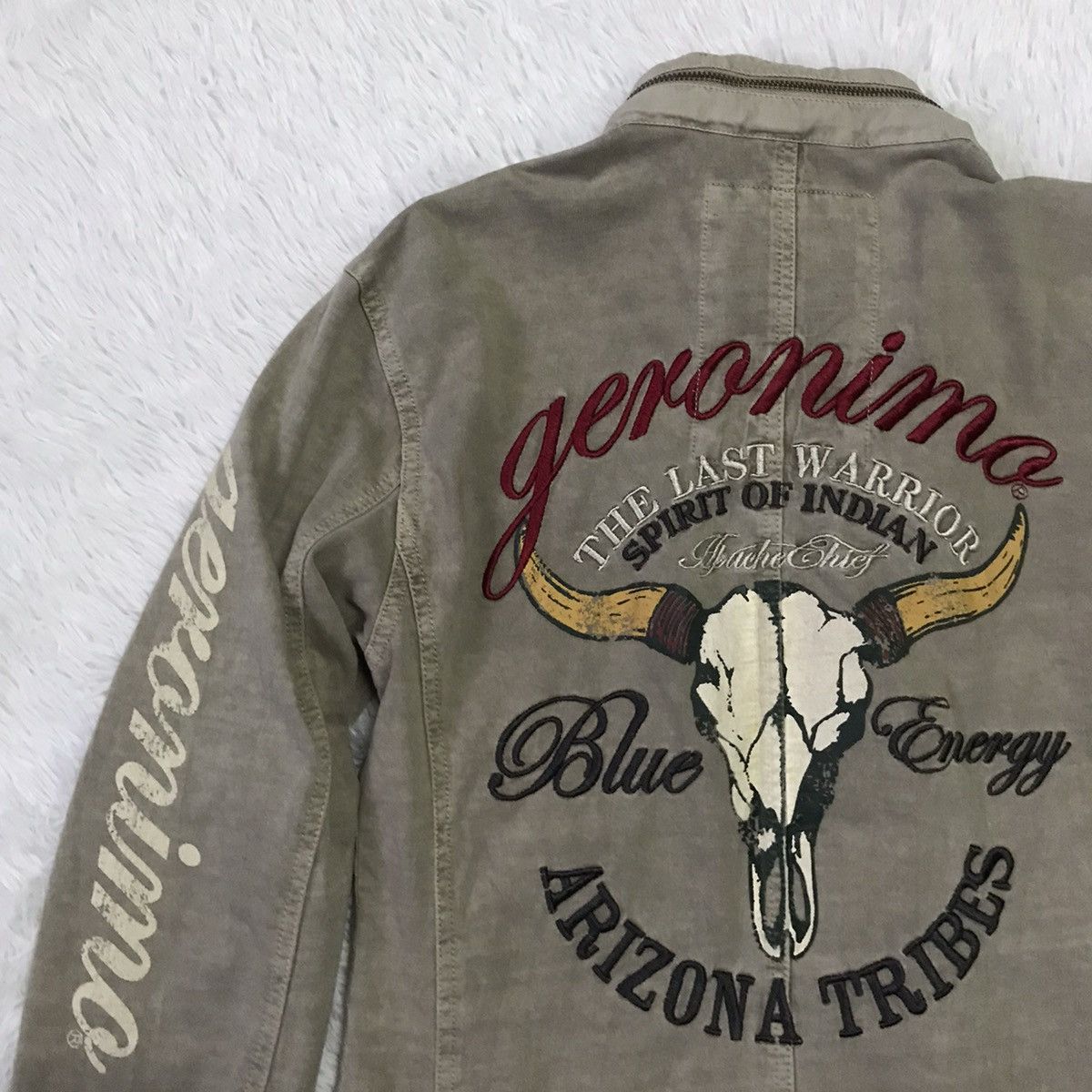 Arizona Jean Co. Geronimo Arizona Tribes Apache The Last Warrior Jacket Size US L / EU 52-54 / 3 - 10 Thumbnail