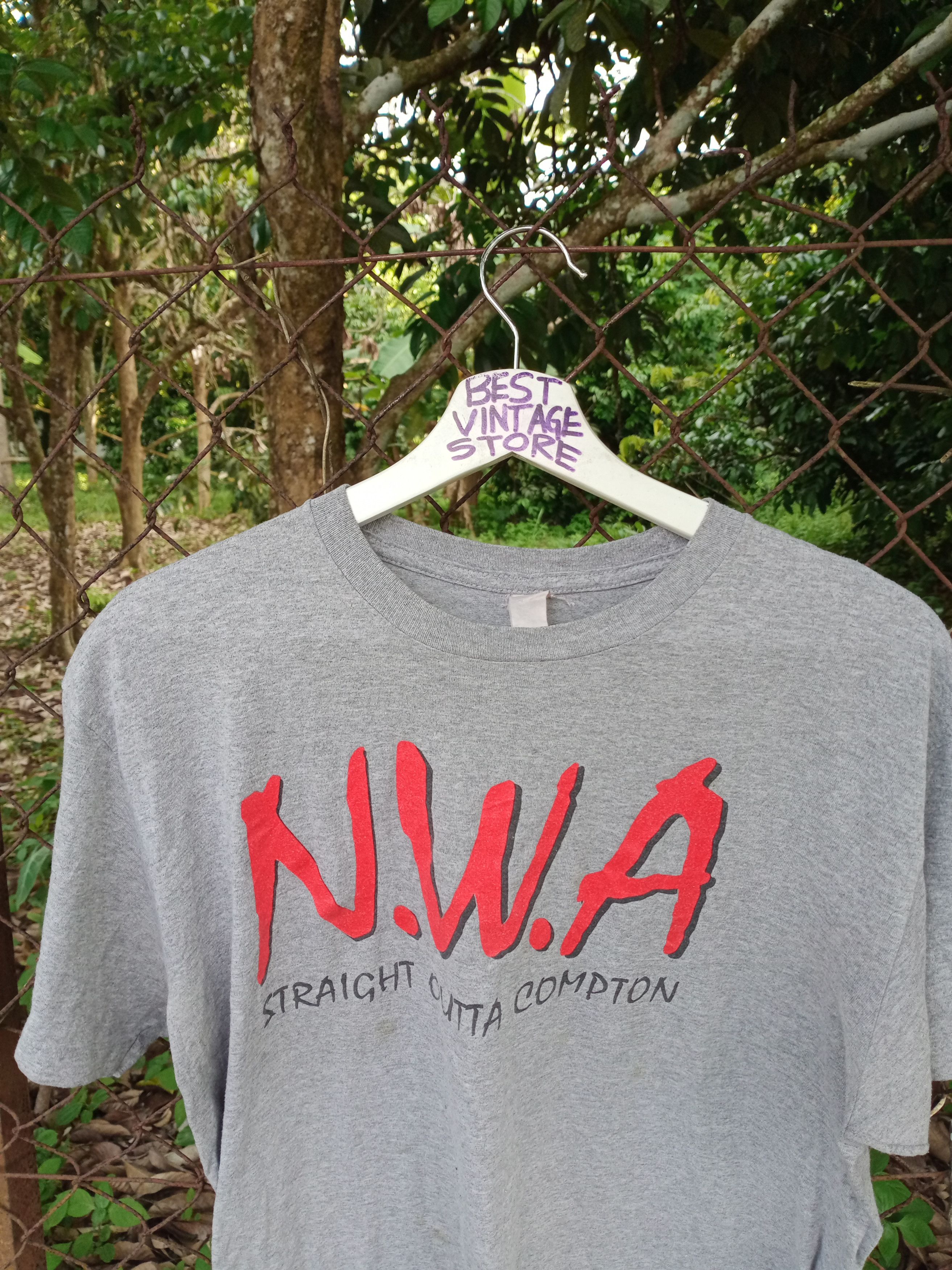Rap Tees VINTAGE N.W.A STRAIGHT OUTTA COMPTON TSHIRT Size US M / EU 48-50 / 2 - 2 Thumbnail