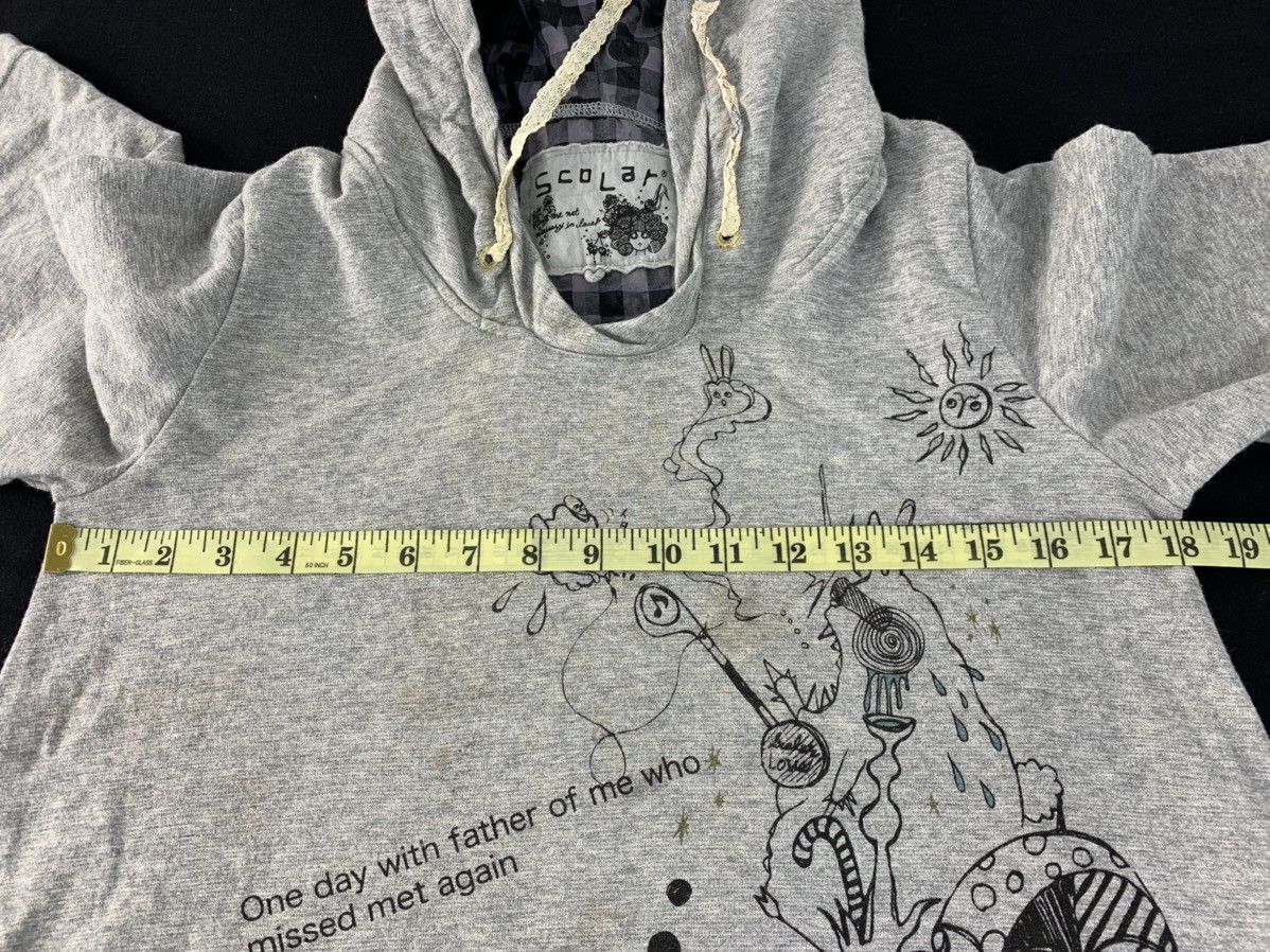 Japanese Brand Scolar Oyaji Hoodies Drawing Painting Art Design Size S / US 4 / IT 40 - 8 Thumbnail