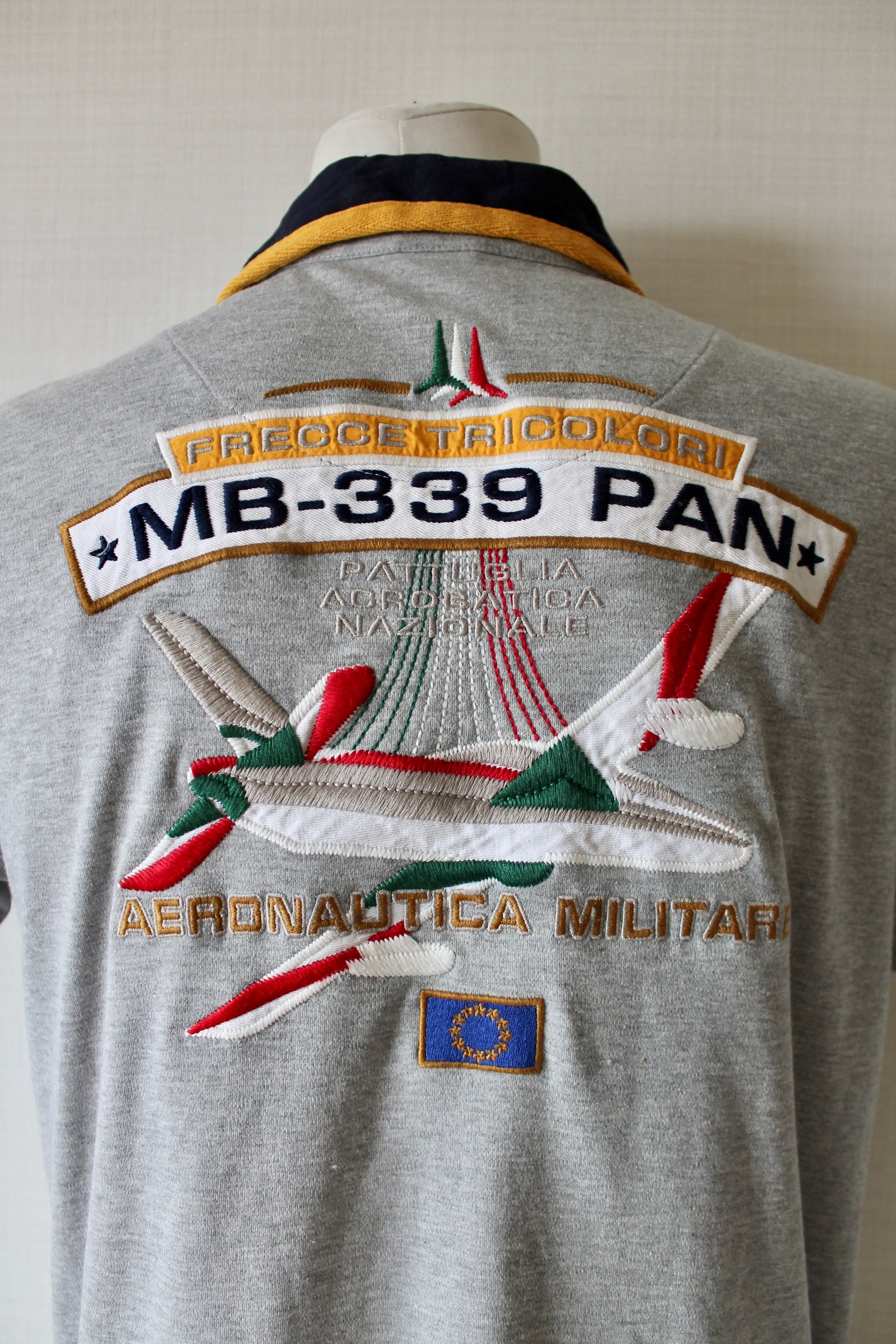 Aeronautica Militare Aeronautica Militare Polo Shirt Gray Size US L / EU 52-54 / 3 - 6 Thumbnail