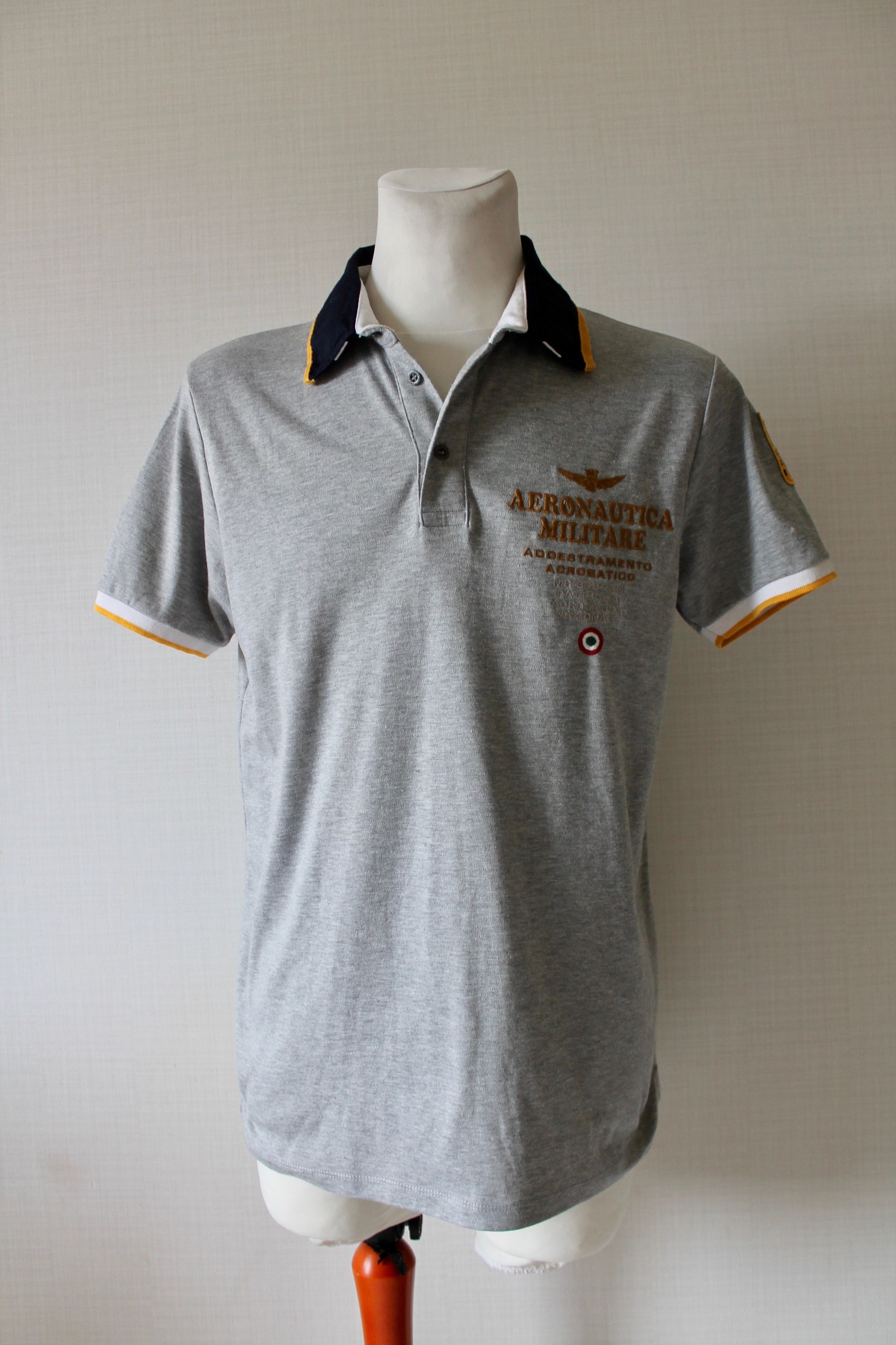 Aeronautica Militare Aeronautica Militare Polo Shirt Gray Size US L / EU 52-54 / 3 - 2 Thumbnail