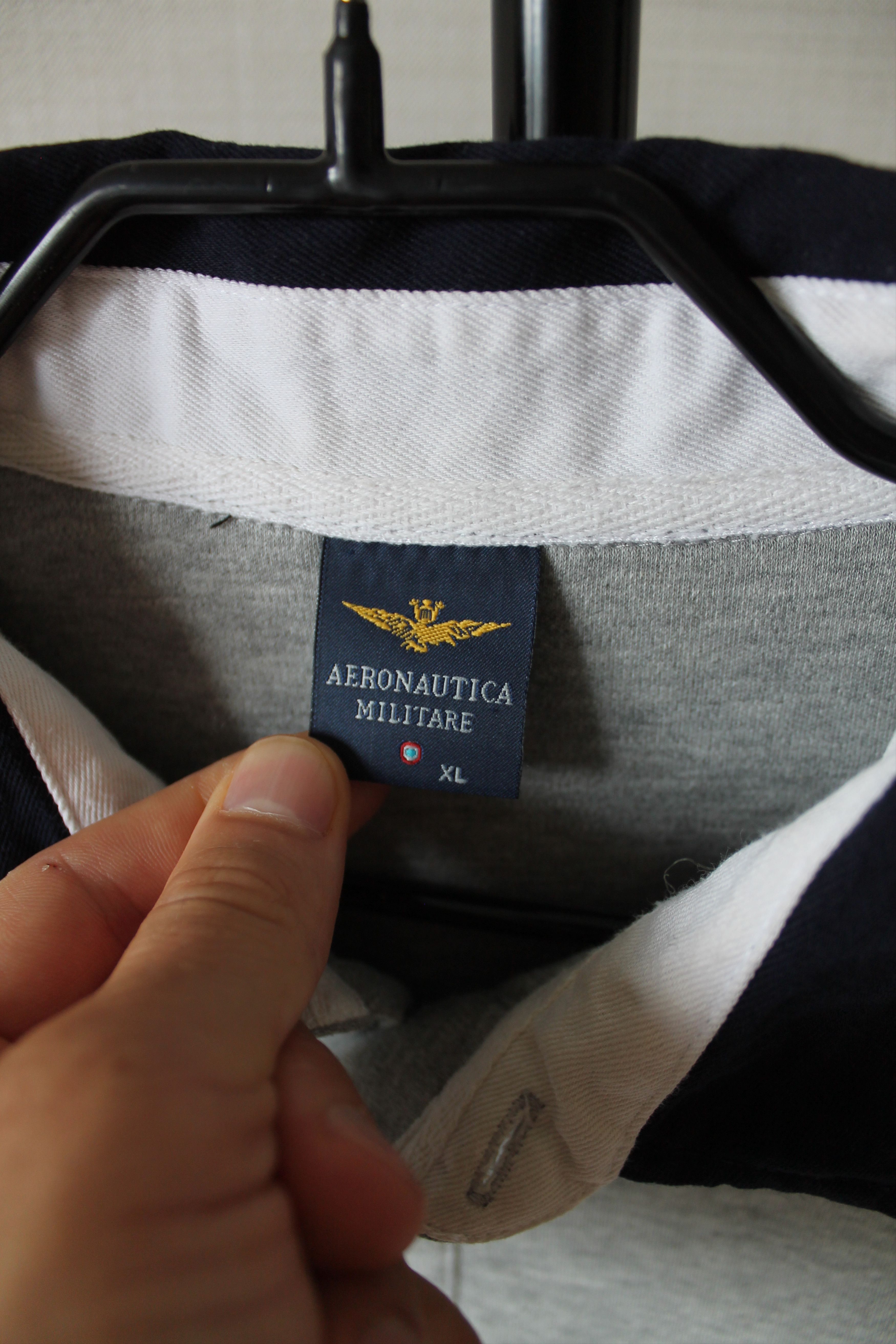 Aeronautica Militare Aeronautica Militare Polo Shirt Gray Size US L / EU 52-54 / 3 - 9 Thumbnail