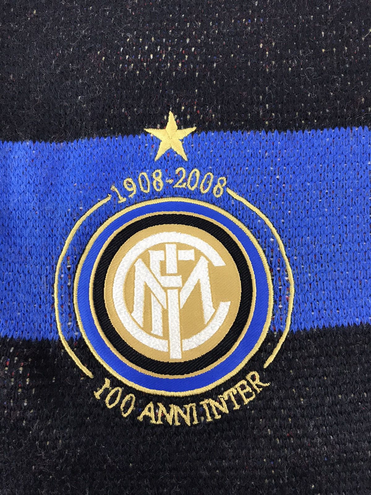 Nike × Vintage Muffler Scarf Nike Inter Milan Italian Football Club Size ONE SIZE - 5 Thumbnail