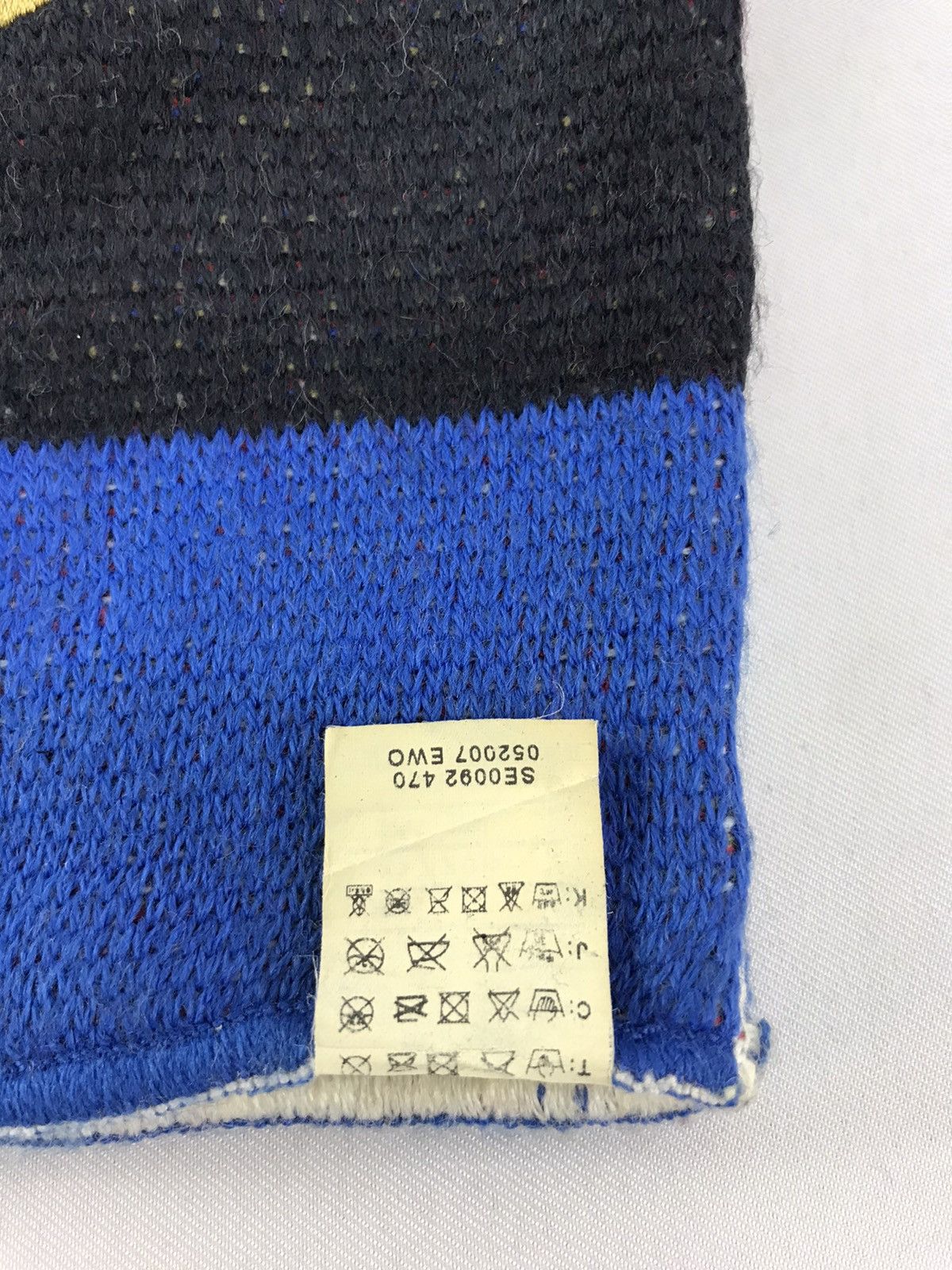 Nike × Vintage Muffler Scarf Nike Inter Milan Italian Football Club Size ONE SIZE - 7 Thumbnail