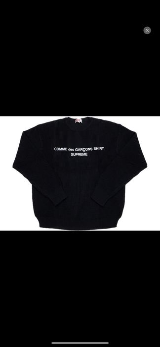 Supreme comme best sale des garcons sweater