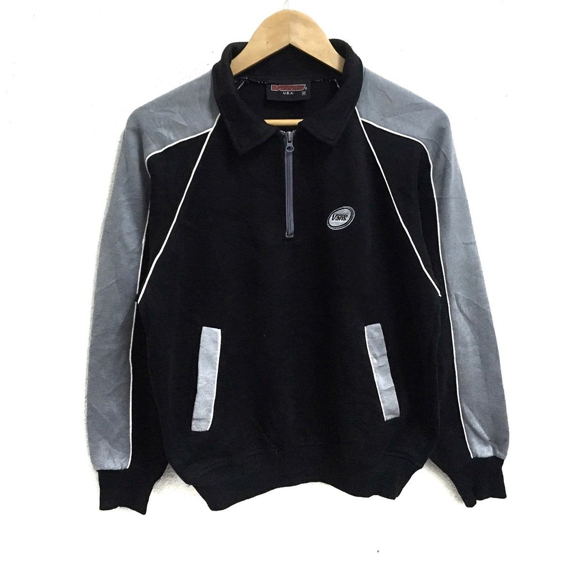 Vans × Vintage VINTAGE VANS USA SMALL LOGO SKATEBOARD SWEATSHIRT Size US S / EU 44-46 / 1 - 1 Thumbnail