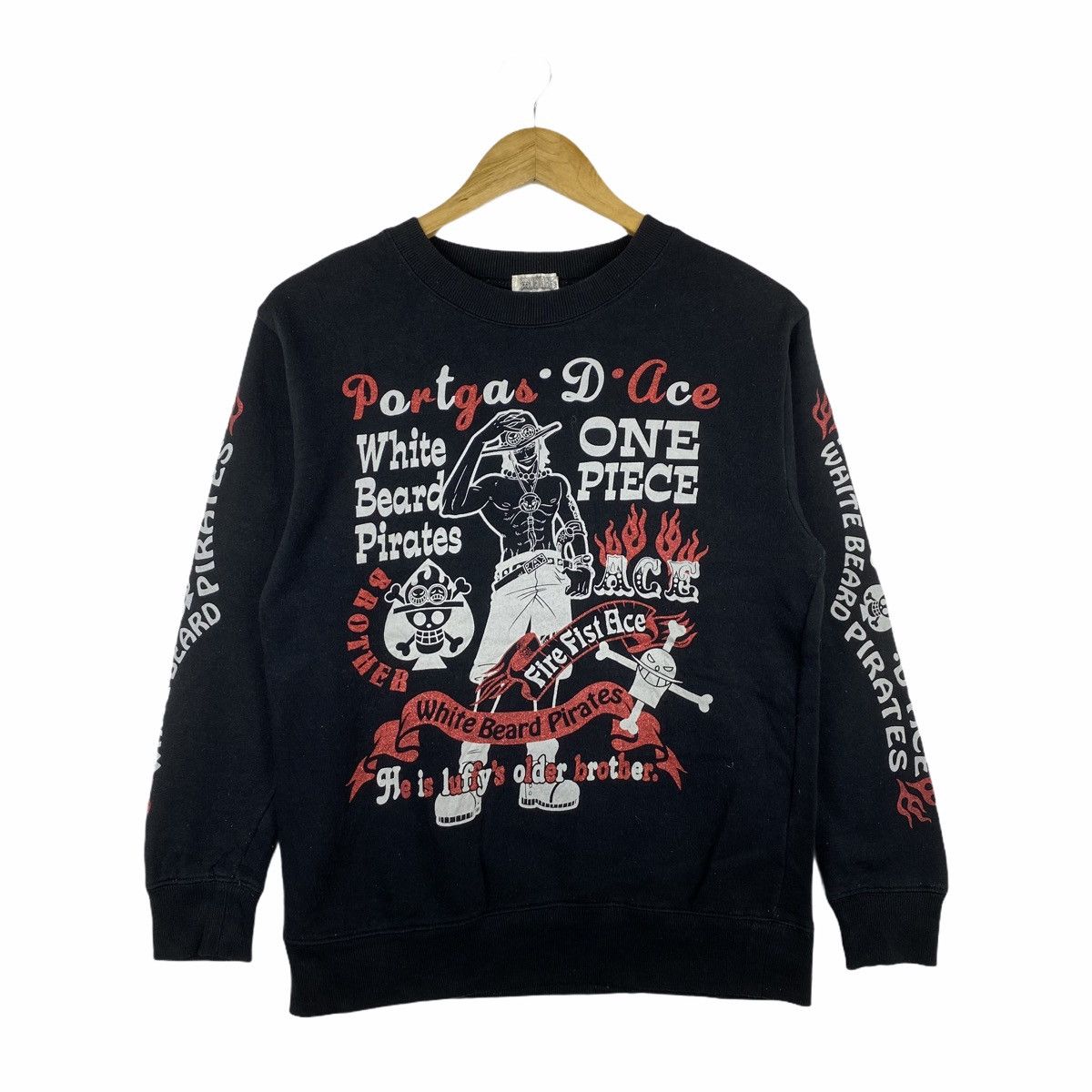 Japanese Brand × One Piece ONE PIECE PORTGAS D ACE ANIME CARTOON SWEATSHIRT PULLOVER Size US XS / EU 42 / 0 - 1 Thumbnail
