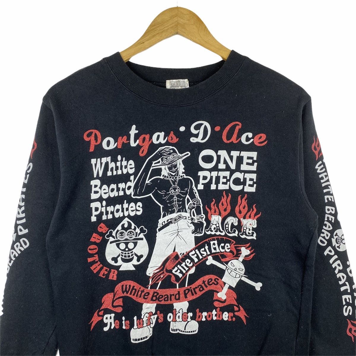 Japanese Brand × One Piece ONE PIECE PORTGAS D ACE ANIME CARTOON SWEATSHIRT PULLOVER Size US XS / EU 42 / 0 - 3 Thumbnail