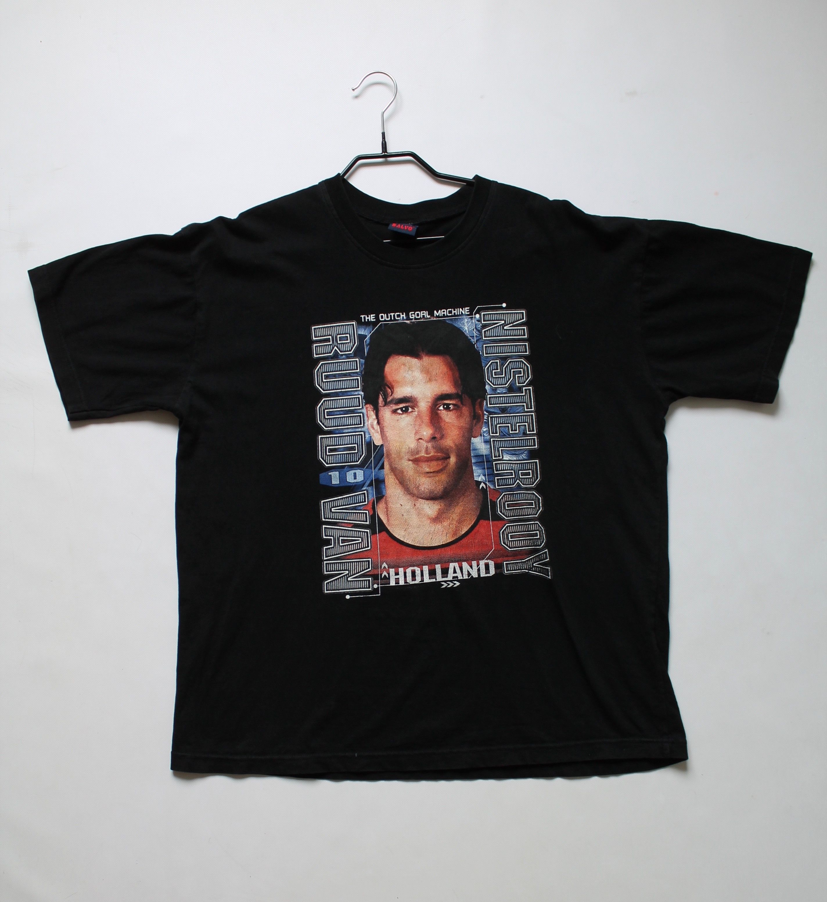 Vintage Y2K 00's Ruud van Nistelrooy Vintage T Shirt Manchester Size US XXL / EU 58 / 5 - 9 Thumbnail