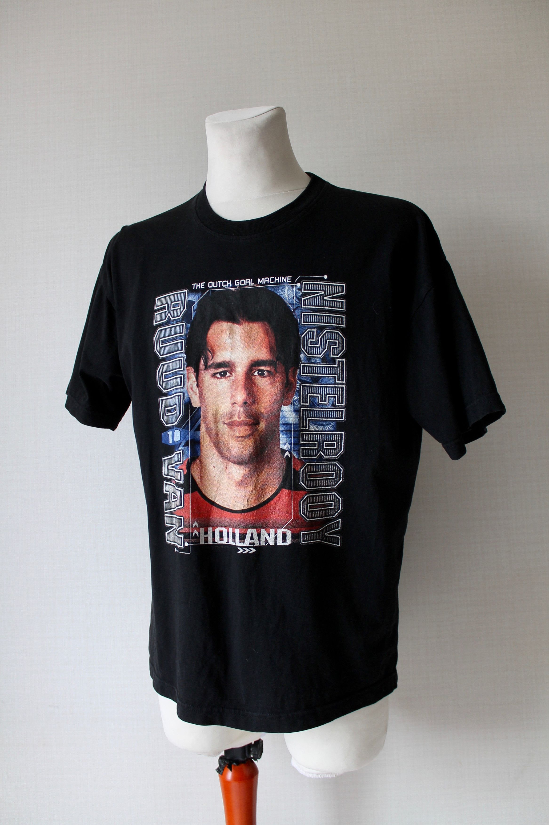 Vintage Y2K 00's Ruud van Nistelrooy Vintage T Shirt Manchester Size US XXL / EU 58 / 5 - 2 Thumbnail