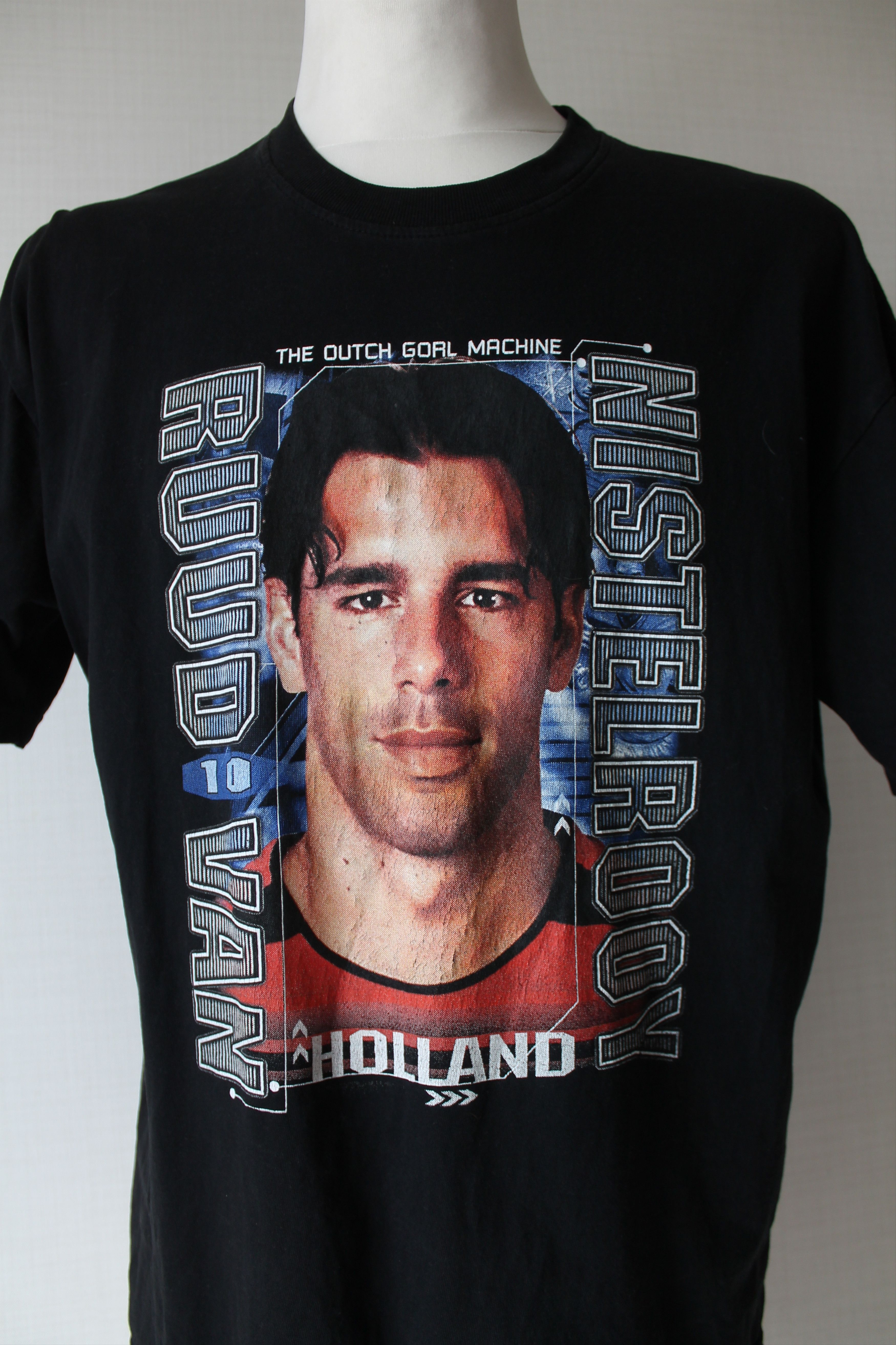 Vintage Y2K 00's Ruud van Nistelrooy Vintage T Shirt Manchester Size US XXL / EU 58 / 5 - 3 Thumbnail