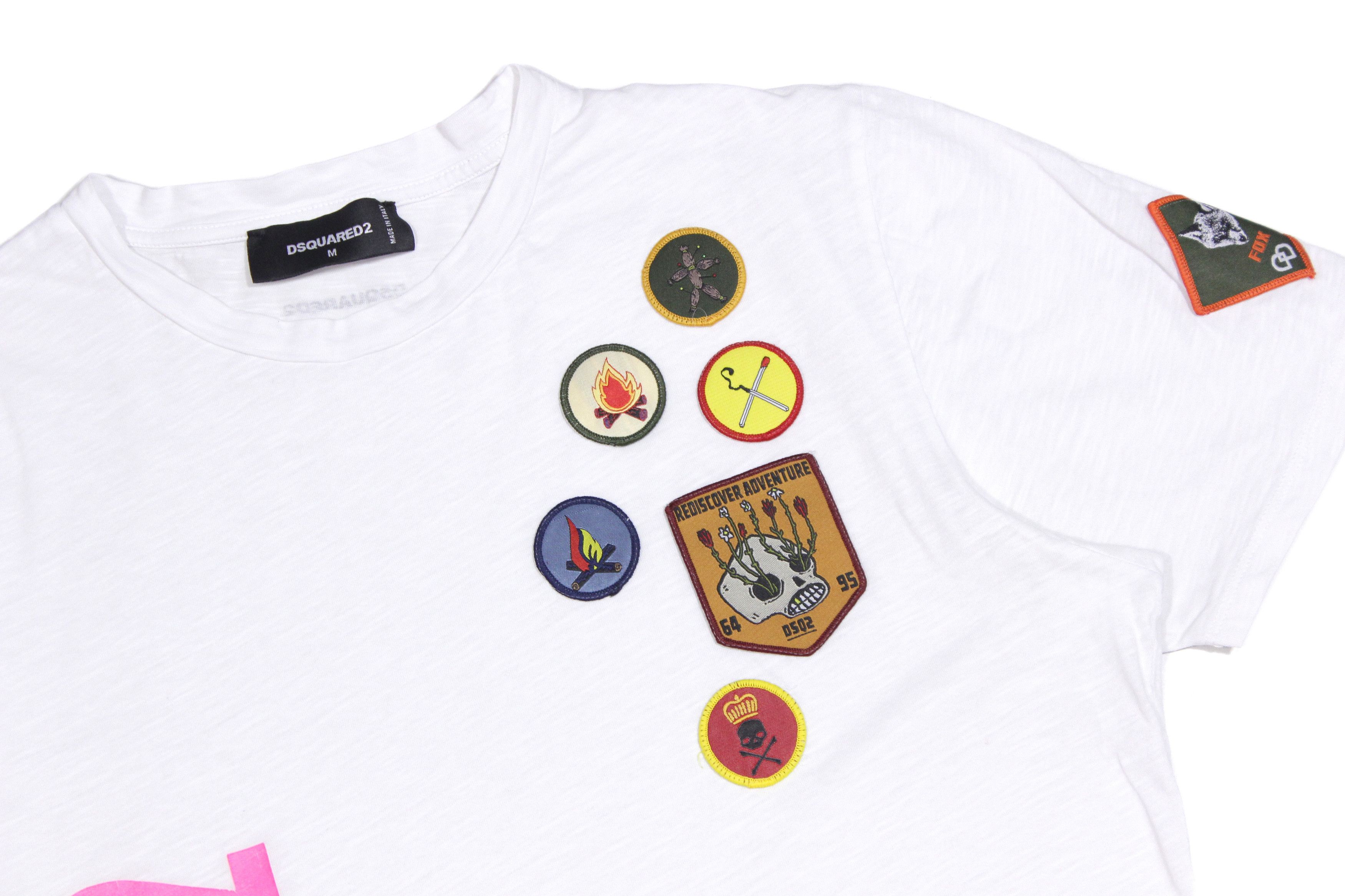 Dsquared2 Big Logo Patched T-Shirt Size US M / EU 48-50 / 2 - 3 Thumbnail