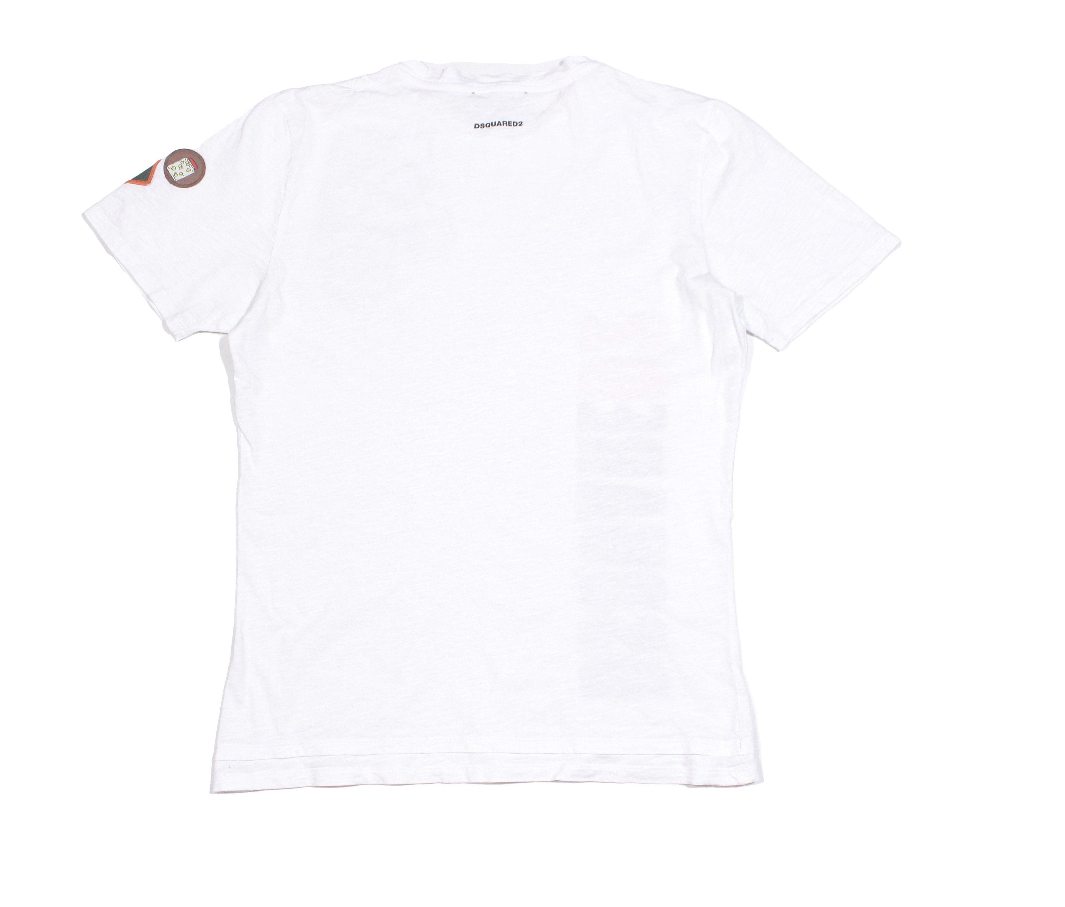 Dsquared2 Big Logo Patched T-Shirt Size US M / EU 48-50 / 2 - 2 Thumbnail