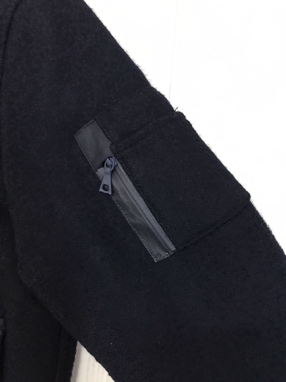 Global Work × Japanese Brand × Vintage Vintage Global Work Japan Indigo Wool Bomber Jacket Size US M / EU 48-50 / 2 - 9 Thumbnail