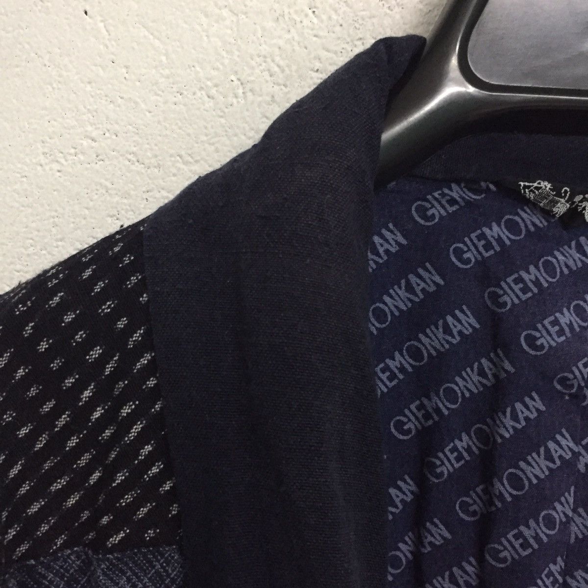 Japanese Brand 🔥STEALS🔥Rare Patchy Kimono Kurume Kasuri Style Boro Like Size US L / EU 52-54 / 3 - 15 Thumbnail