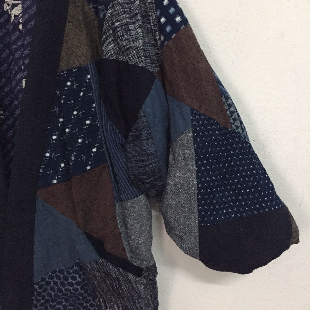 Japanese Brand 🔥STEALS🔥Rare Patchy Kimono Kurume Kasuri Style Boro Like Size US L / EU 52-54 / 3 - 3 Thumbnail