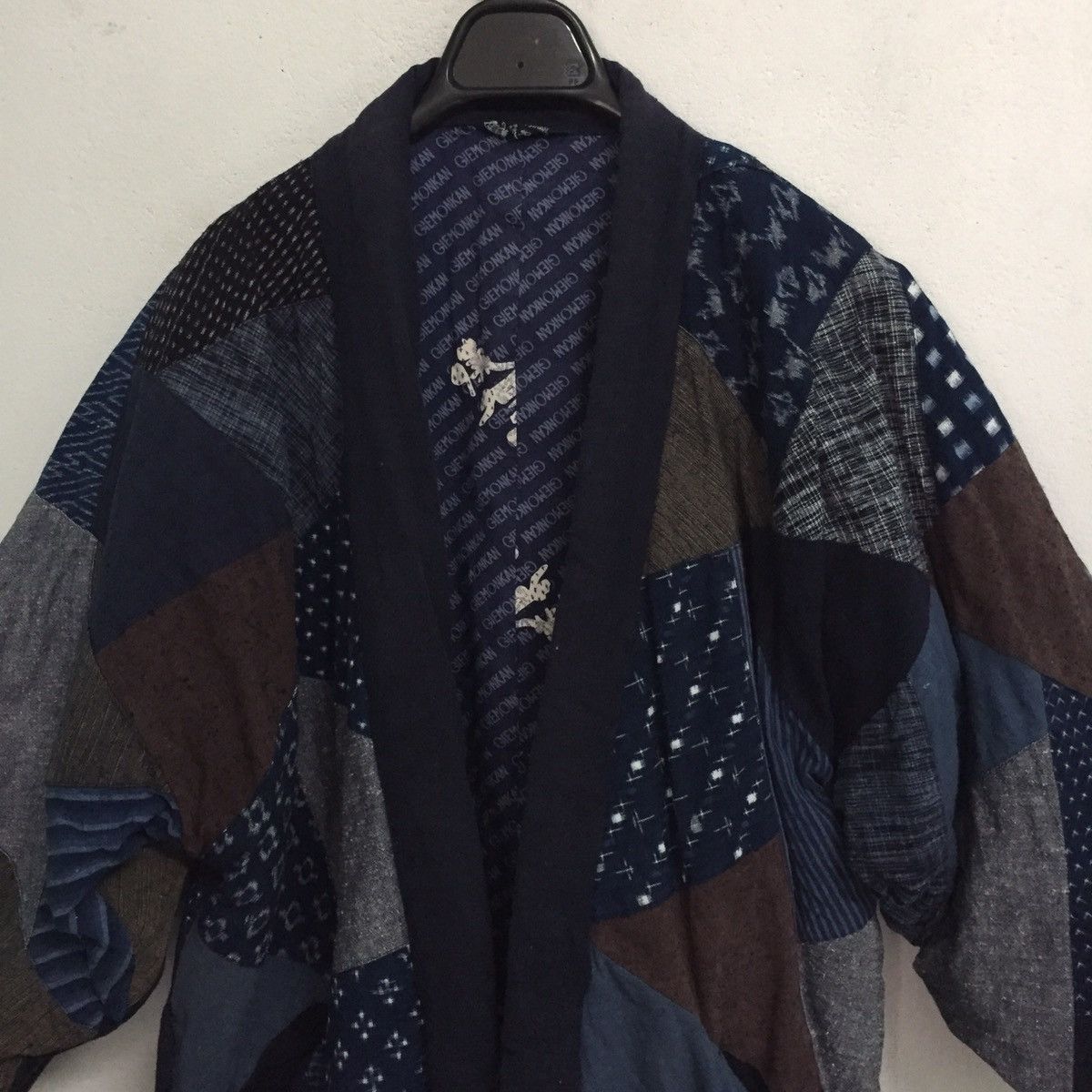 Japanese Brand 🔥STEALS🔥Rare Patchy Kimono Kurume Kasuri Style Boro Like Size US L / EU 52-54 / 3 - 2 Thumbnail