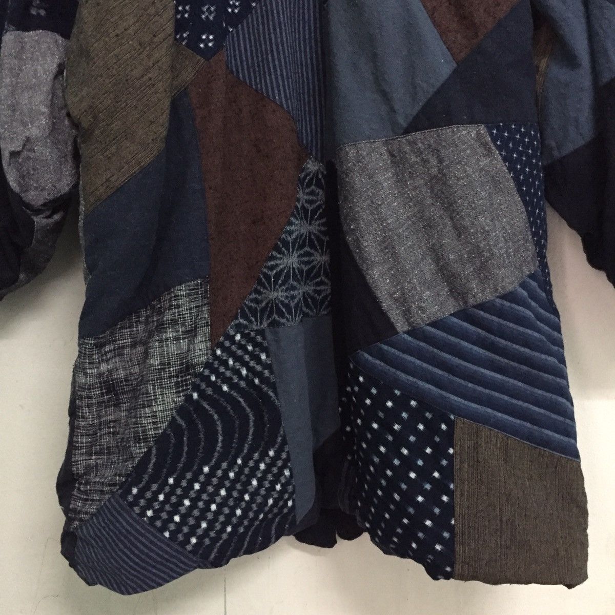 Japanese Brand 🔥STEALS🔥Rare Patchy Kimono Kurume Kasuri Style Boro Like Size US L / EU 52-54 / 3 - 11 Thumbnail