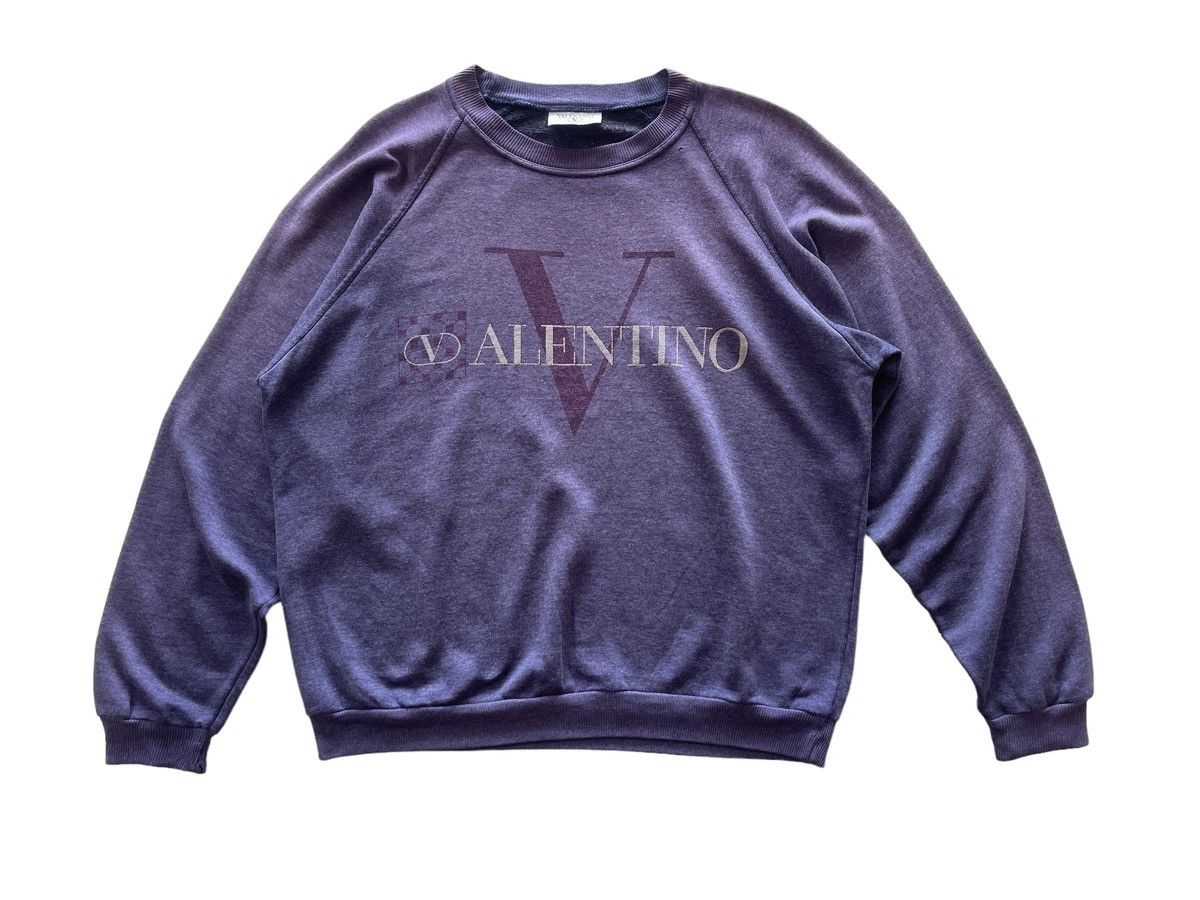 Valentino Valentino Sunfaded Big Logo Sweatshirts Size US L / EU 52-54 / 3 - 3 Thumbnail