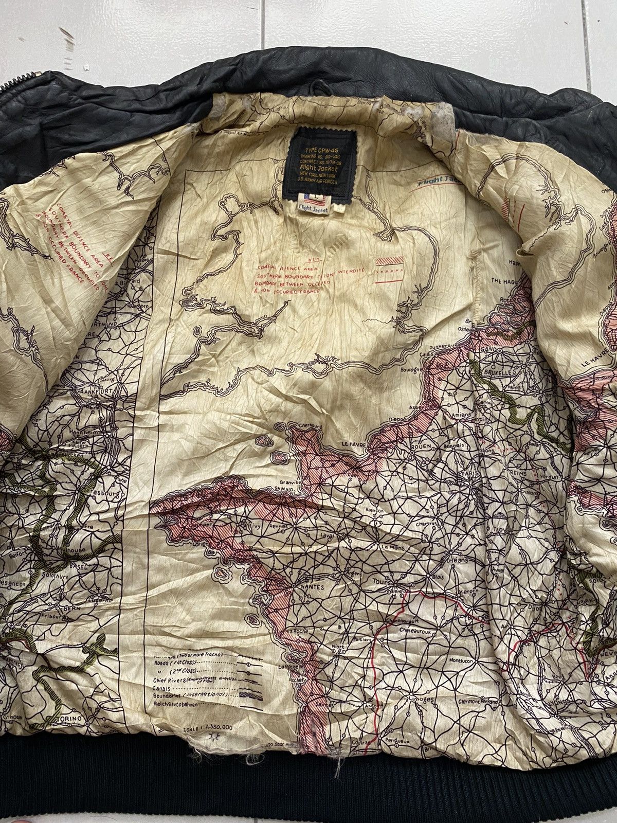 Avirex TYPE CPW45 JACKET FLYERS G1 REAL LEATHER Size US L / EU 52-54 / 3 - 17 Thumbnail