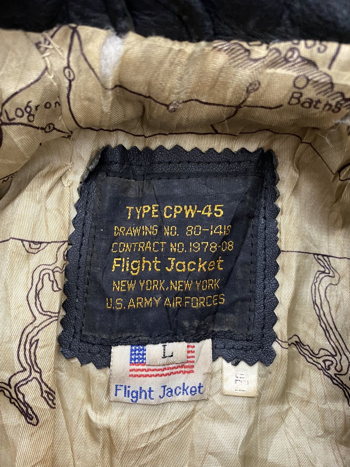 Avirex TYPE CPW45 JACKET FLYERS G1 REAL LEATHER Size US L / EU 52-54 / 3 - 11 Thumbnail