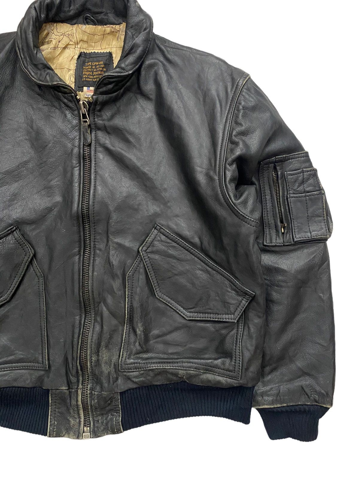 Avirex TYPE CPW45 JACKET FLYERS G1 REAL LEATHER Size US L / EU 52-54 / 3 - 3 Thumbnail