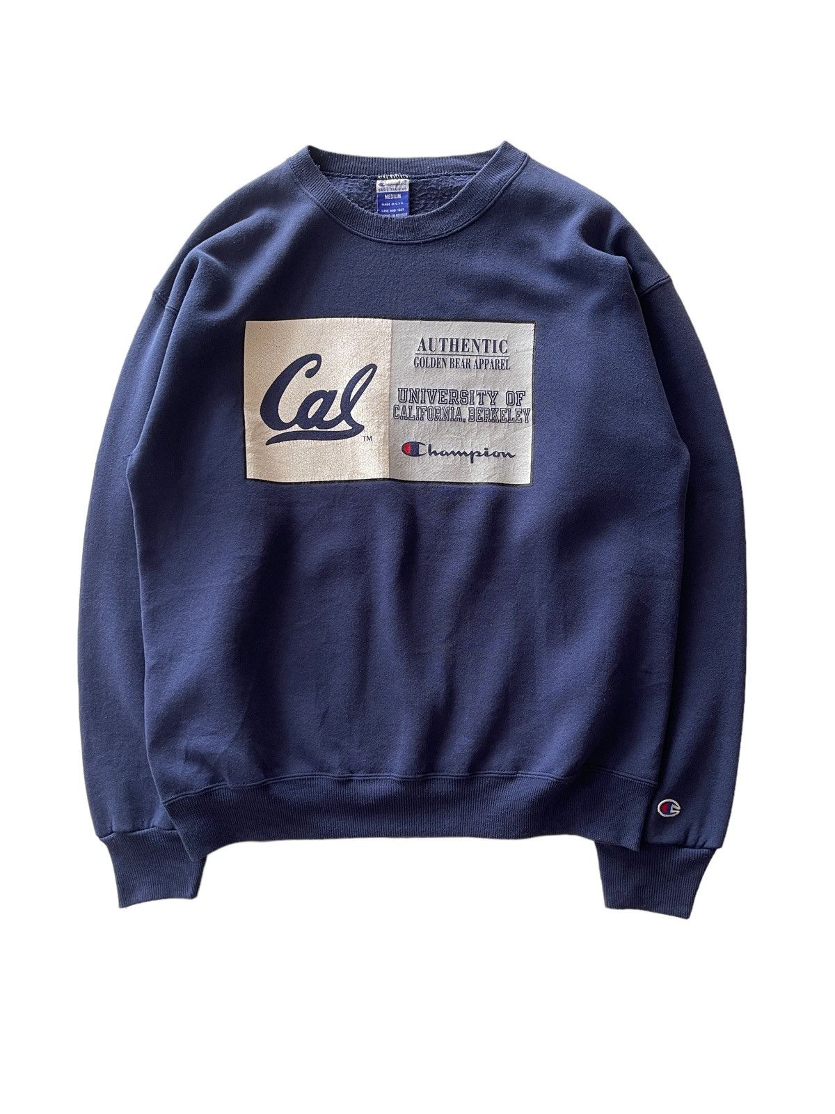 image of Vintage Champion University California Usa in Navy Blue, Men's (Size Medium)