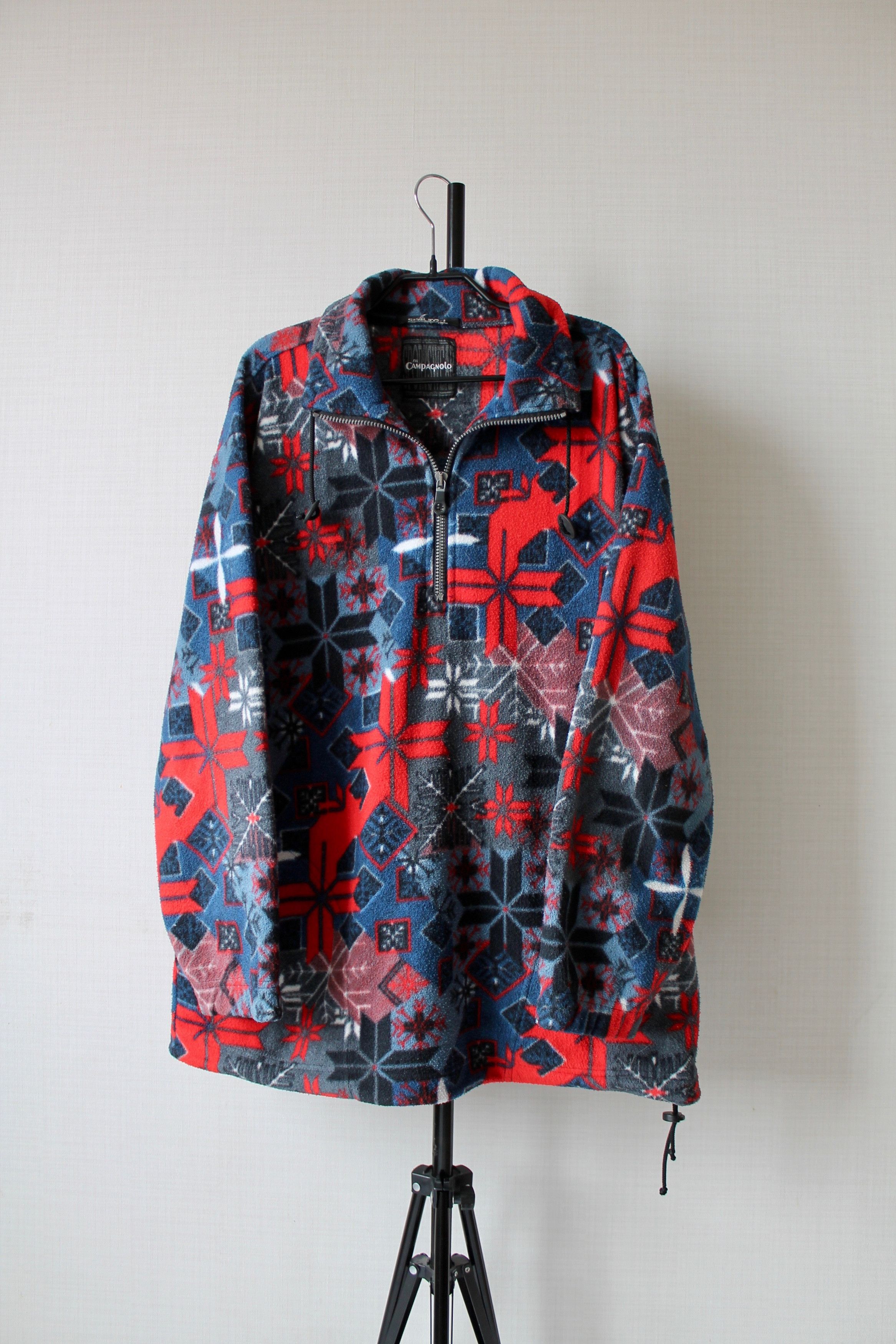 Vintage Vintage F.lli Compagnolo 1/4 Zip Fleece pullover jacket Size US L / EU 52-54 / 3 - 4 Thumbnail