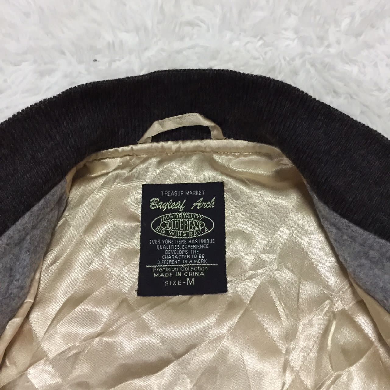 Bayleaf Arch Varsity Jacket Immortality Gold Breaze