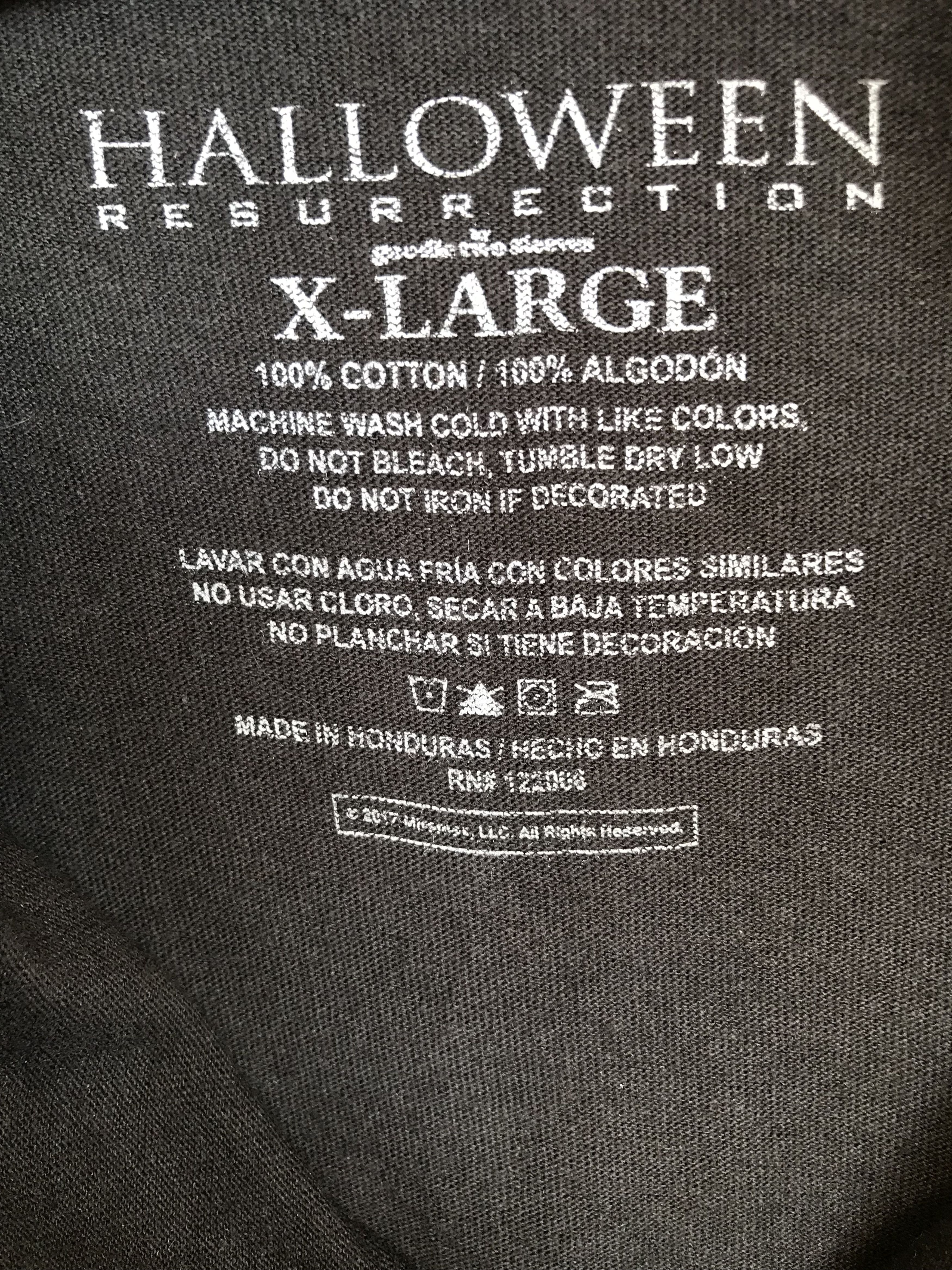 Expert Horror Vintage Y2k HALLOWEEN Resurrection T-Shirt Size US XL / EU 56 / 4 - 10 Thumbnail