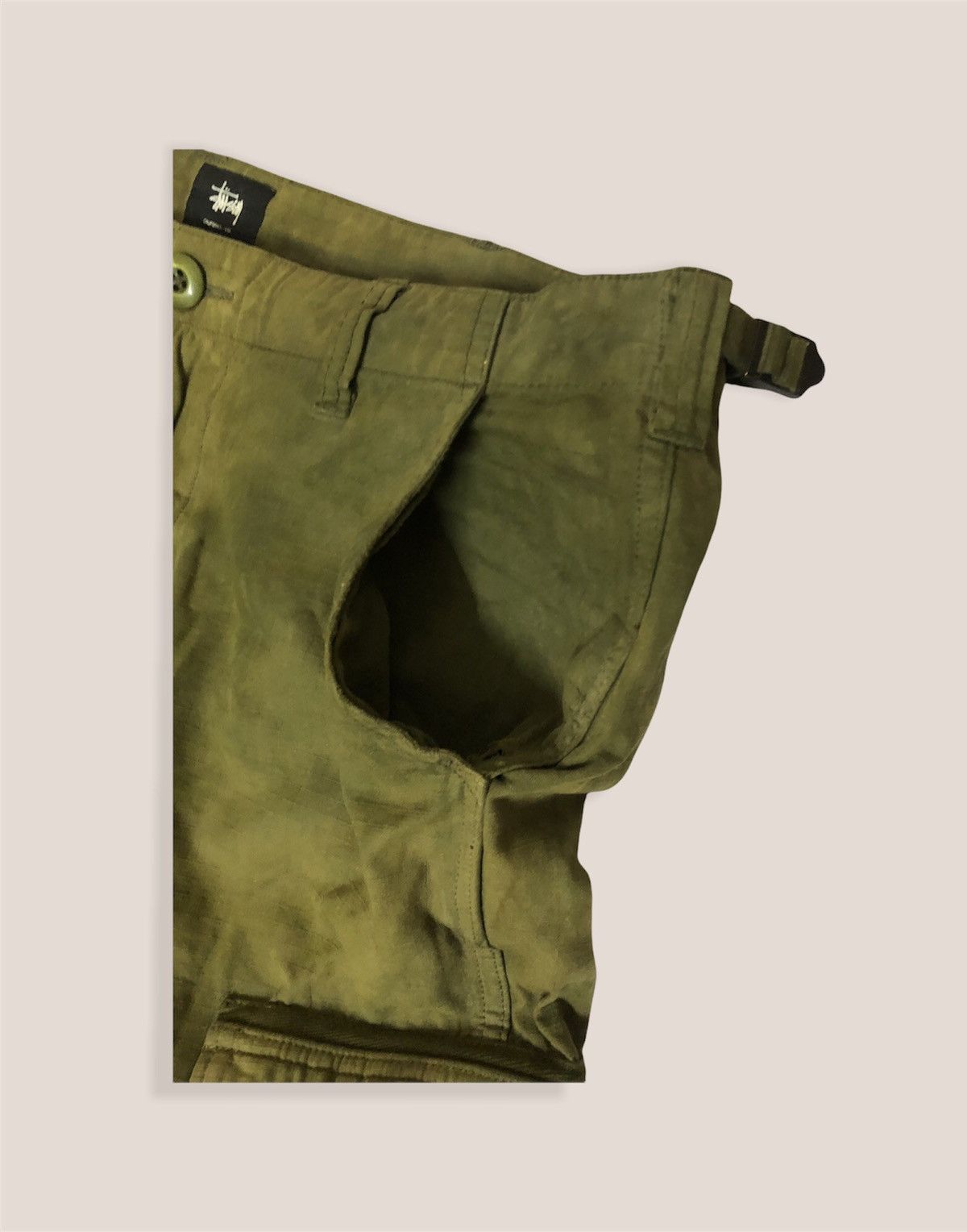 Stussy × Vintage Vintage Stussy Cargo Pants Double Buckle Size US 32 / EU 48 - 10 Thumbnail