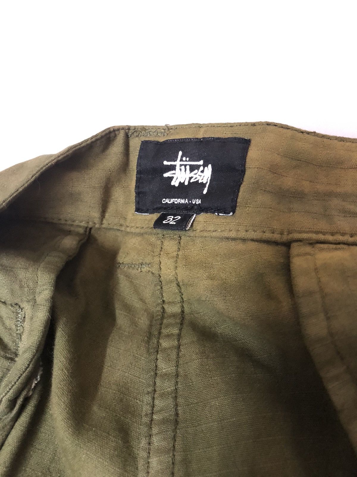 Stussy × Vintage Vintage Stussy Cargo Pants Double Buckle Size US 32 / EU 48 - 24 Thumbnail