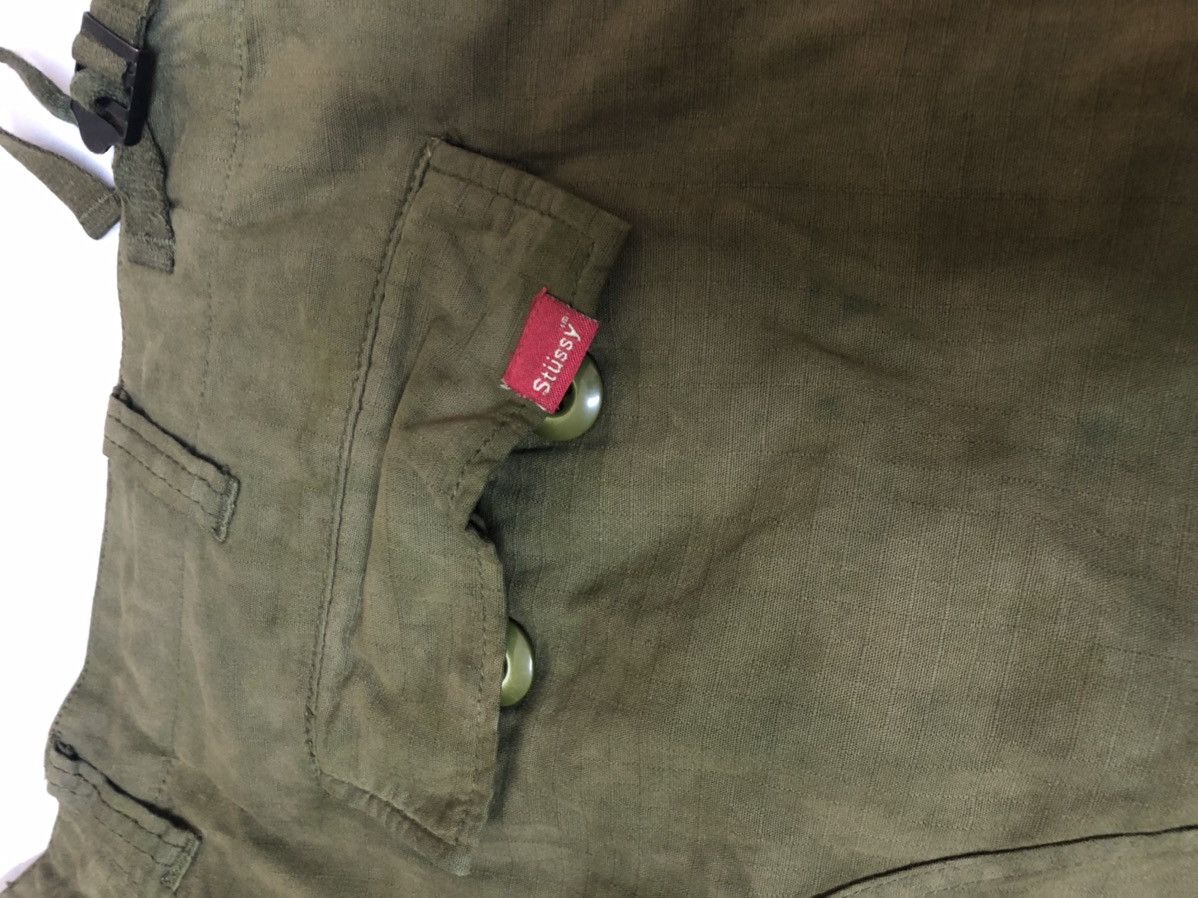 Stussy × Vintage Vintage Stussy Cargo Pants Double Buckle Size US 32 / EU 48 - 19 Thumbnail