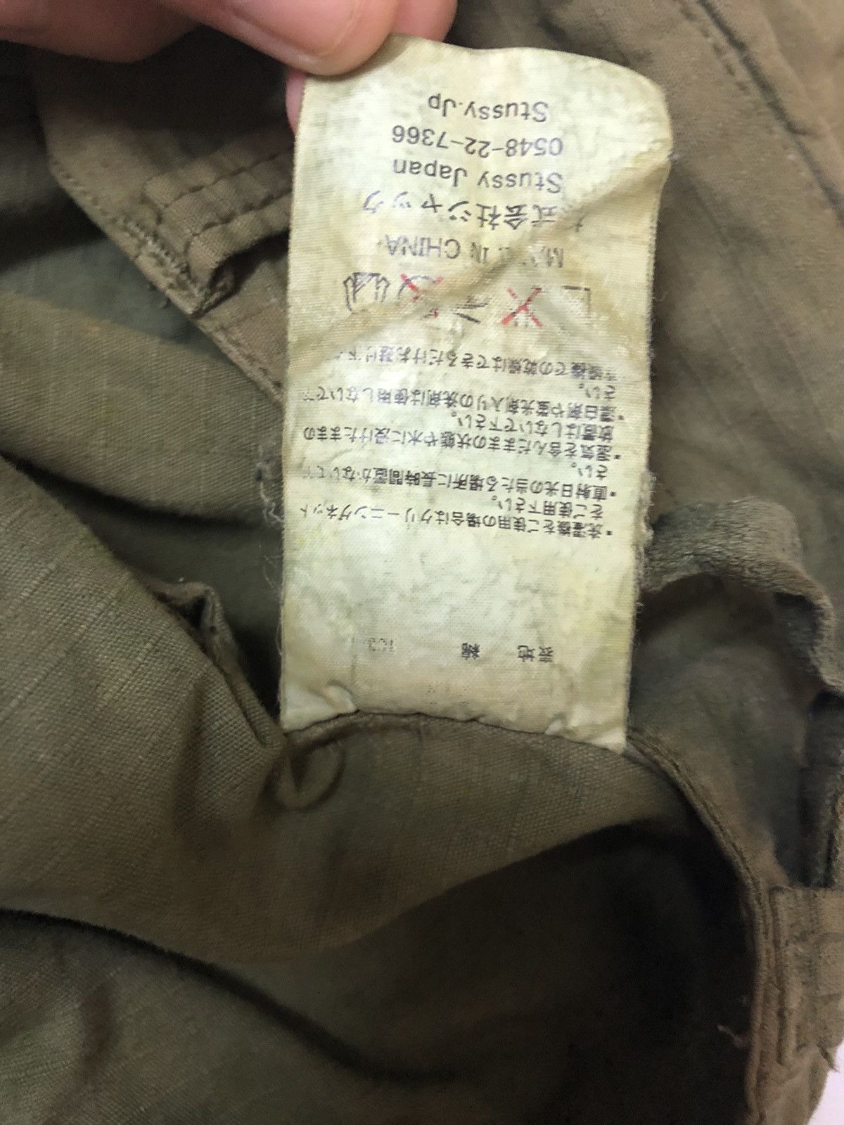 Stussy × Vintage Vintage Stussy Cargo Pants Double Buckle Size US 32 / EU 48 - 22 Thumbnail