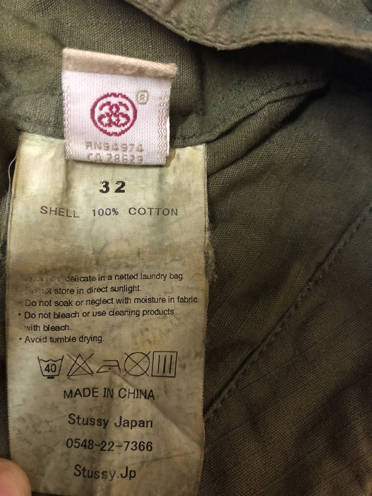Stussy × Vintage Vintage Stussy Cargo Pants Double Buckle Size US 32 / EU 48 - 23 Thumbnail