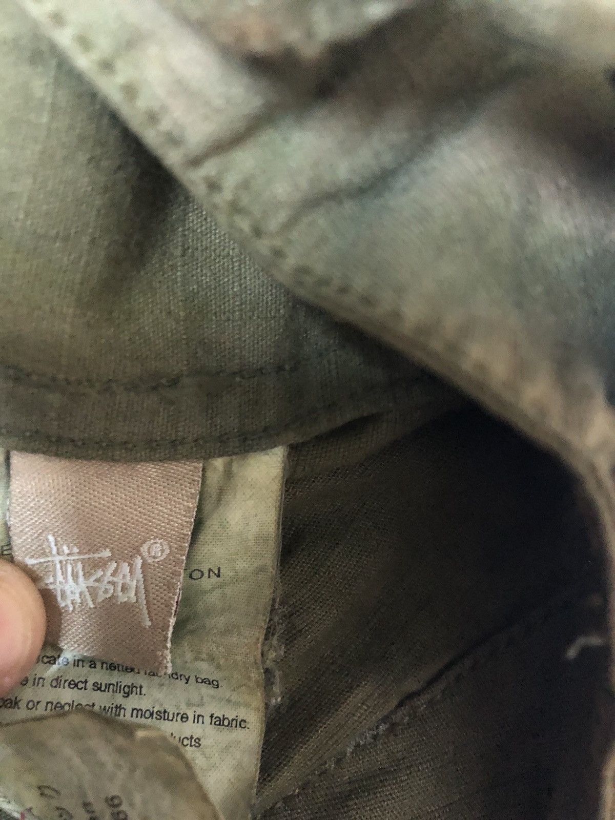 Stussy × Vintage Vintage Stussy Cargo Pants Double Buckle Size US 32 / EU 48 - 21 Thumbnail