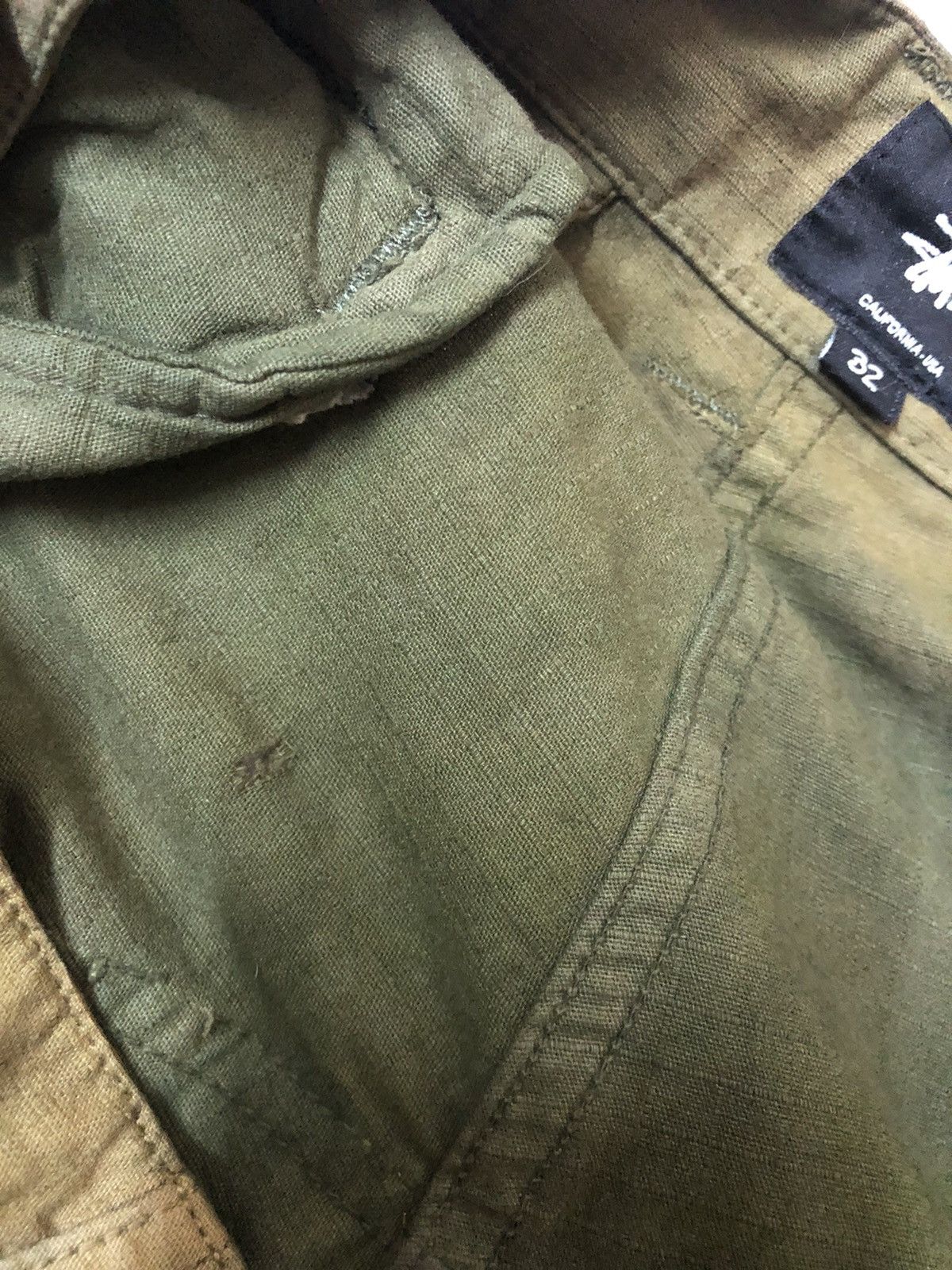 Stussy × Vintage Vintage Stussy Cargo Pants Double Buckle Size US 32 / EU 48 - 20 Thumbnail