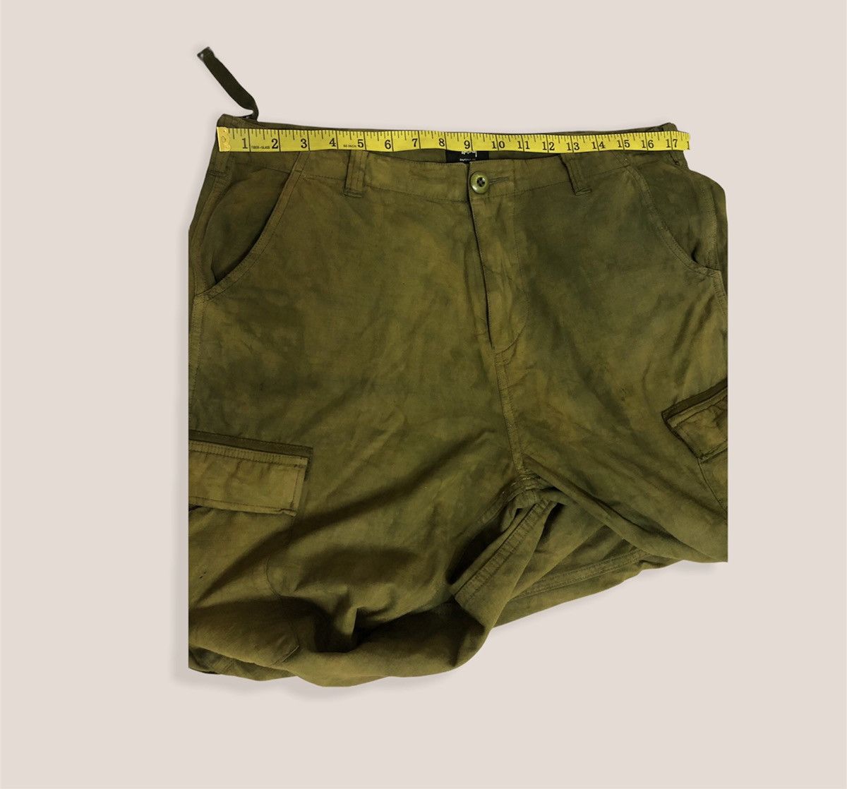 Stussy × Vintage Vintage Stussy Cargo Pants Double Buckle Size US 32 / EU 48 - 16 Thumbnail